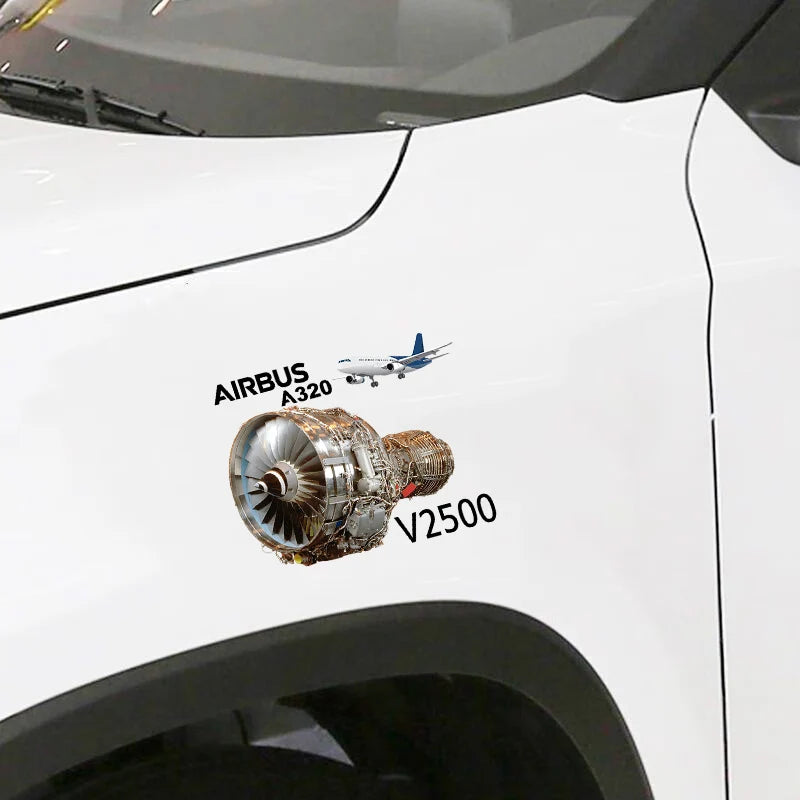 Airbus A320 Car Sticker - view 2