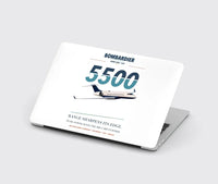 Thumbnail for Bombardier Global 5500 design on white MacBook case