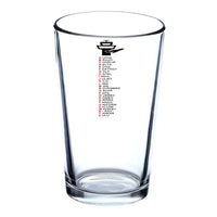 Thumbnail for Customisable Aviation Alphabet Drinking Glass - view 2