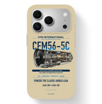 Thumbnail for CFM56-5C Case design on beige iphone case