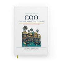 Thumbnail for Cadjehoun Airport (COO) design on white notebook