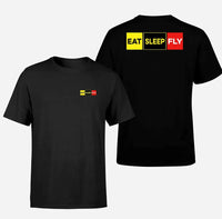 Thumbnail for Customisable Eat Sleep Fly T-Shirt - view 2