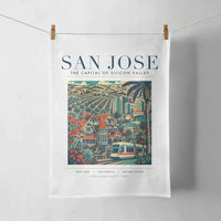 Thumbnail for SAN JOSE - Poster - Towel - White