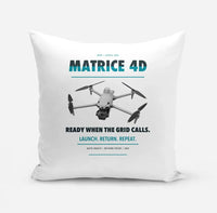 Thumbnail for DJI Matrice 4D design on white pillow