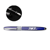Thumbnail for Boeing 787 Flat Text rollerball pen - blue