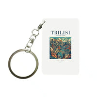 Thumbnail for TBILISI - Poster - Key Chain - White