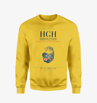 Thumbnail for Hangzhou Xiaoshan International Airport (HGH) design on yellow sweatshirt