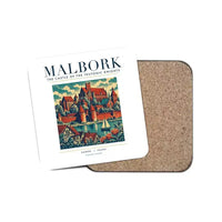 Thumbnail for MALBORK - Poster - Coaster - White