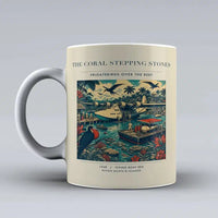 Thumbnail for VINTAGE G4060 - The Coral Stepping Stones - Ceramic Mug design on beige
