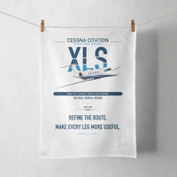Thumbnail for Cessna Citation XLS design on white towel