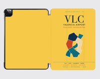 Thumbnail for Valencia Airport (VLC) design on yellow ipad tablet case