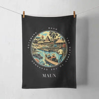 Thumbnail for MAUN - Badge - Towel - Black