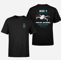 Thumbnail for DJI Mini 2 design on black t shirt