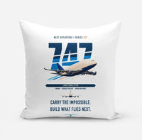 Thumbnail for Boeing 747-400 Dreamlifter design on white pillow