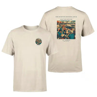 Thumbnail for VINTAGE G4221 - The Rooftop Spotting Deck - Double-Side T-Shirt design on beige double side t shirt
