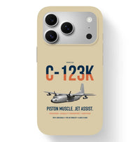 Thumbnail for C-123K Provider design on beige magsafe iphone case, for iPhone 17 Pro