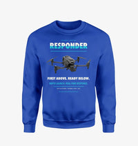 Thumbnail for BRINC Responder design on blue sweatshirt