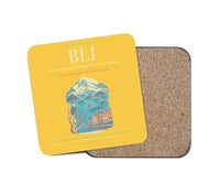 Thumbnail for Bellingham International Airport BLI Coaster 1-Piece - Yellow