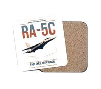 Thumbnail for RA-5C Vigilante design on white 1 piece coaster