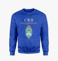 Thumbnail for Afonso Pena International Airport (CWB) design on blue sweatshirt