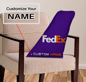 FedEx Airlines Aircraft Tail Pillows