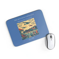 Thumbnail for VINTAGE G4431 - The Moonrise Formation - Designed Mouse Pads design on blue rectangle