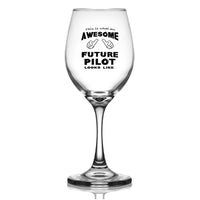 Thumbnail for Customisable Future Pilot Wine Glass - view 2