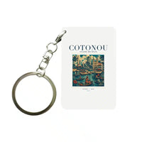 Thumbnail for COTONOU - Poster - Key Chain - White