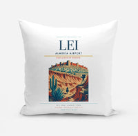 Thumbnail for Almería Airport (LEI) design on white pillow