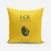Thumbnail for Langkawi International Airport (LGK) design on yellow pillow