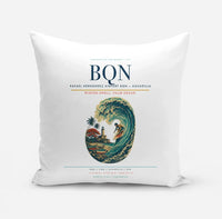 Thumbnail for Rafael Hernández Airport (BQN) design on white pillow