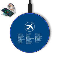 Thumbnail for Aviation Alphabet Wireless Charger - view 2