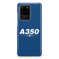 Thumbnail for Super Airbus A350 Samsung Case - Blue