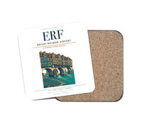 Thumbnail for Erfurt-Weimar Airport (ERF) design on white 1 piece coaster