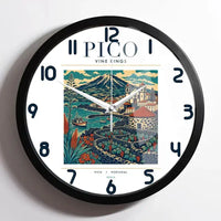 Thumbnail for PICO - Poster - Wall Clock Framed - White