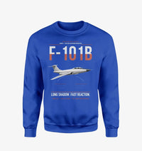 Thumbnail for F-101B Voodoo design on blue sweatshirt