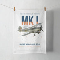 Thumbnail for Fairey Swordfish Mk I design on white towel