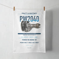 Thumbnail for PW2040 design on white towel