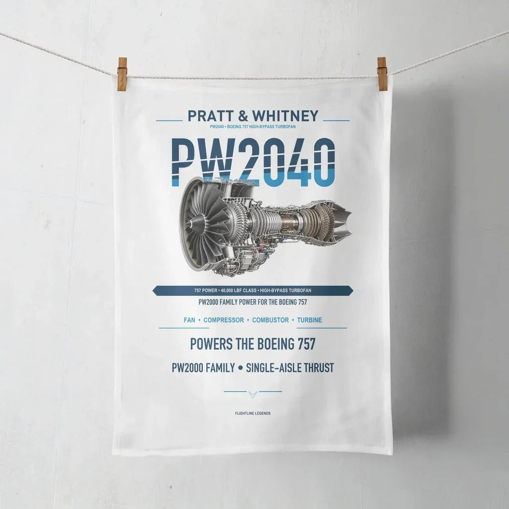 PW2040 design on white towel