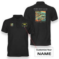 Thumbnail for PORT DOUGLAS - Poster - Double-Side Polo - Black + Name