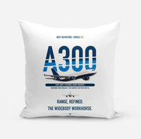Thumbnail for Airbus A300-600R design on white pillow