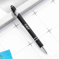 Thumbnail for Flat Colourful 787 touch pen - black