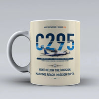 Thumbnail for C295 MPA-ASW Mug design on beige airbus