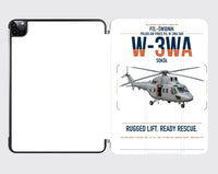 Thumbnail for PZL-Świdnik W-3WA Sokół design on white ipad tablet case