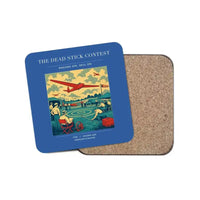 Thumbnail for The Dead Stick Contest - Designed Coasters design on blue 1-piece