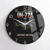 Thumbnail for Airbus UH-72A Lakota design on black no frame wall clock