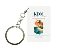 Thumbnail for Kaadedhdhoo Airport (KDM) design on white key chain