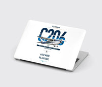 Thumbnail for Cessna 206 Stationair design on white MacBook case