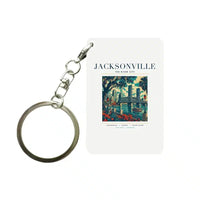 Thumbnail for JACKSONVILLE - Poster - Key Chain - White