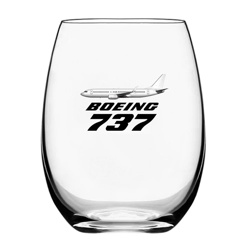 Customisable Boeing 737 Drinking Glass - view 2